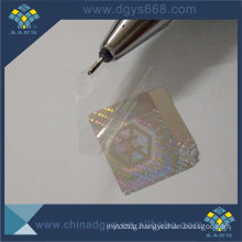 Make Transparent Hologram Warranty Sticker